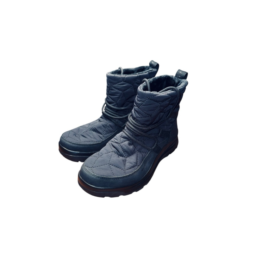 Women's Ryka Black Quilted Winter Short Boots US 6.5